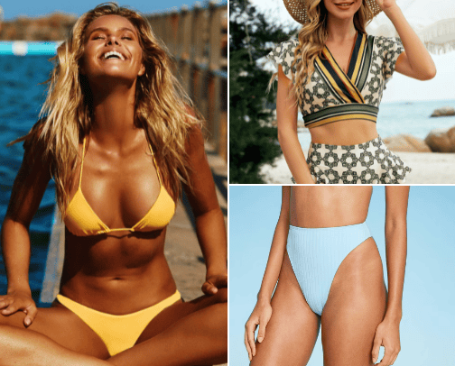 Bikini sumer cover photo collage