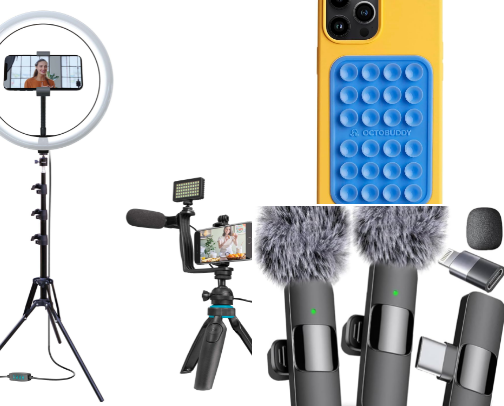 The Ultimate Content Creator Starter Kit 🎥 cover photo collage