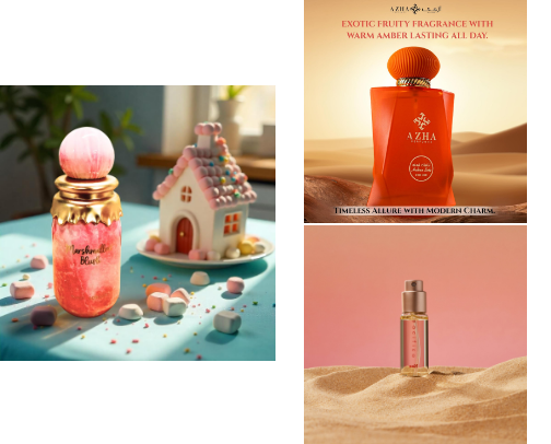 My Curated Scent Collection cover photo collage