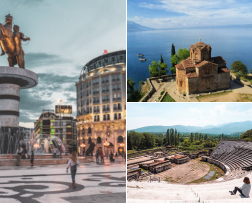 Macedonia places worth visiting cover photo collage