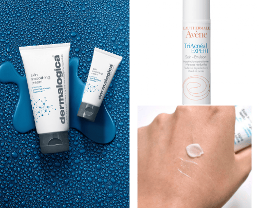 Skincare for thin, sensitive and deeply dehydrated combination skin cover photo collage