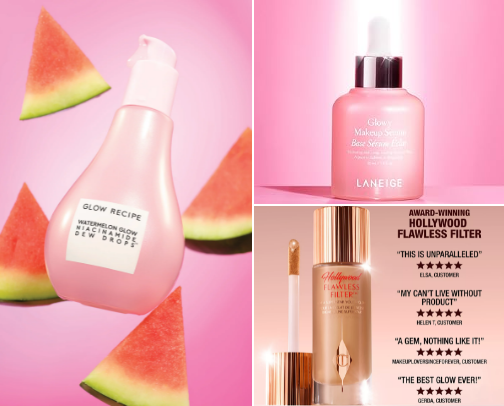 Glowy _Face recommendations cover photo collage