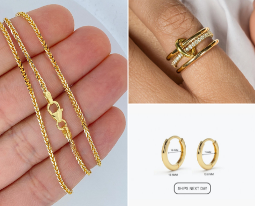 Your Gold Jewelry Buy Guide cover photo collage