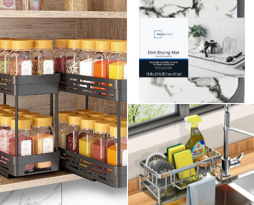 Thing to make your home feel less cluttered/more organized cover photo collage