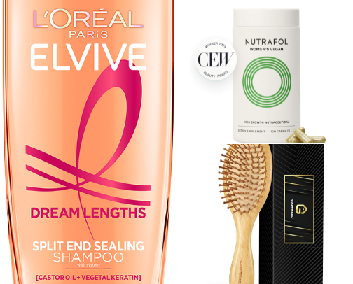 🌸 My Go-To for Long, Soft, Happy Hair 🌿💛 cover photo collage