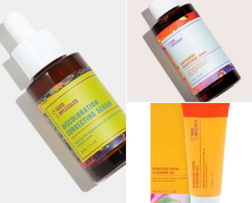 Skin care cover photo collage