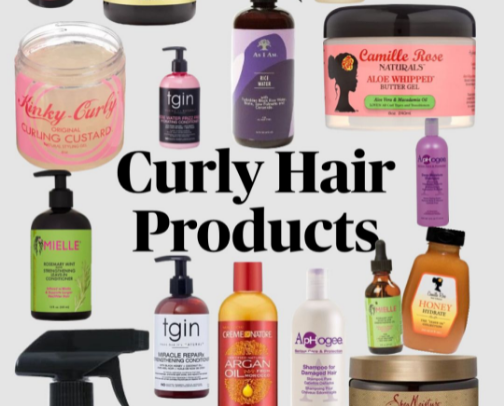 Curly Hair, I Care cover photo collage