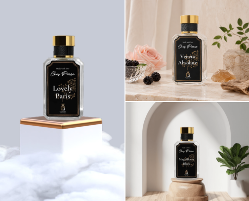 perfumes cover photo collage