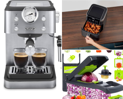 Home Appliances and Gadgets For Busy Moms cover photo collage