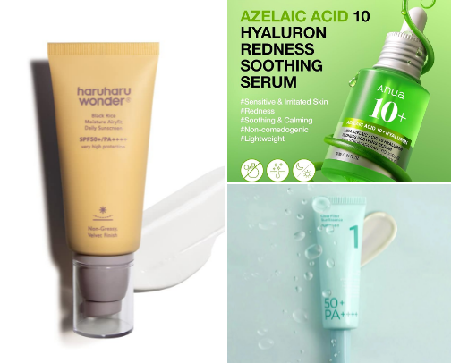 Skincare Faves For Acne-Prone + Combination Skin cover photo collage