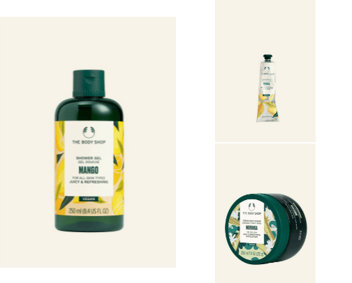 Products from the body shop that I always buy 🫶 cover photo collage