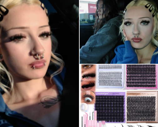 My makeup and lashes <3 cover photo collage