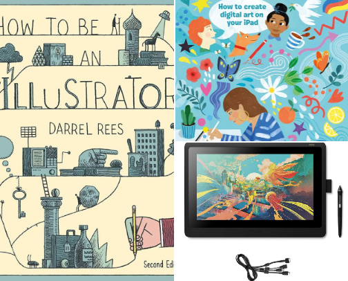 Resources For Illustrators cover photo collage