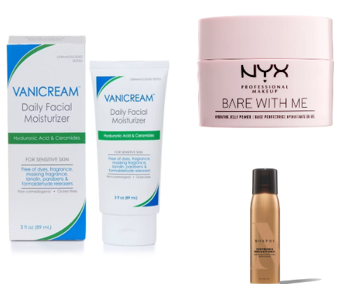 All time favorite make up products cover photo collage