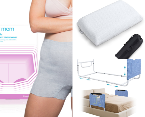 C-Section Recovery Must Haves cover photo collage