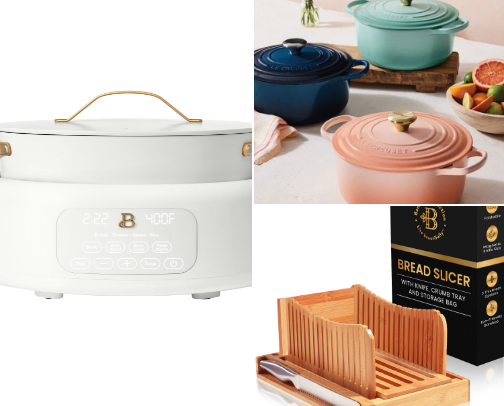 Gift ideas a home cook would actually appreciate. Useful kitchen tools that most home cooks would like for Christmas. cover photo collage