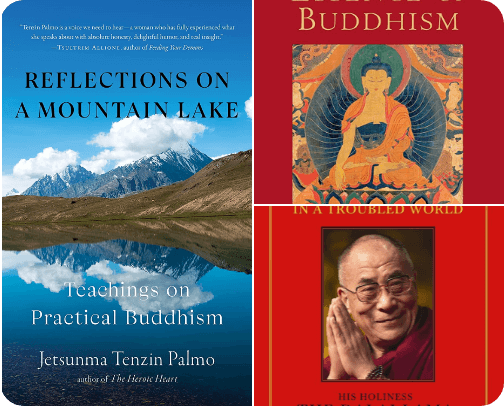 Buddhism Books cover photo collage