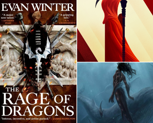 Black Fantasy & SciFi Books (Non YA) cover photo collage