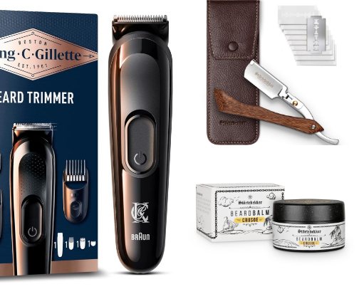 Essential men skincare & beard products for everyone cover photo collage