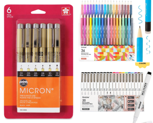 The Best Pens for Artists cover photo collage