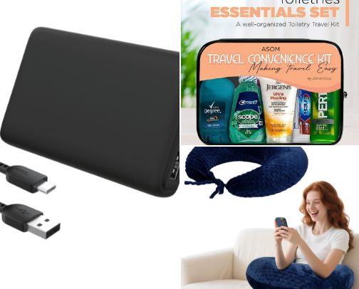 “Spring Break Survival / Must-Haves” cover photo collage