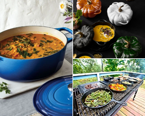 Cozy Autumn Kitchen & Tabletop Essentials: Warm Earth Tones, Artisanal Stoneware & Seasonal Hosting Gear cover photo collage