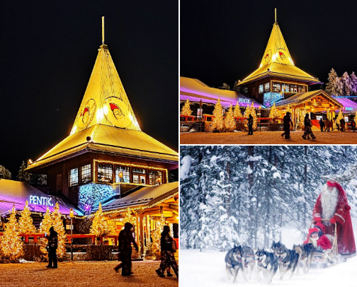 Santa Claus Village, Rovaniemi, Finland🇫🇮 cover photo collage
