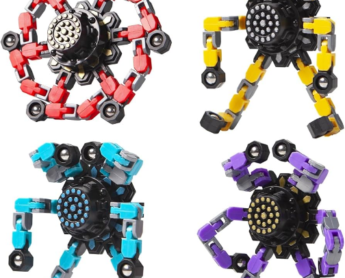 Fidget toys cover photo collage