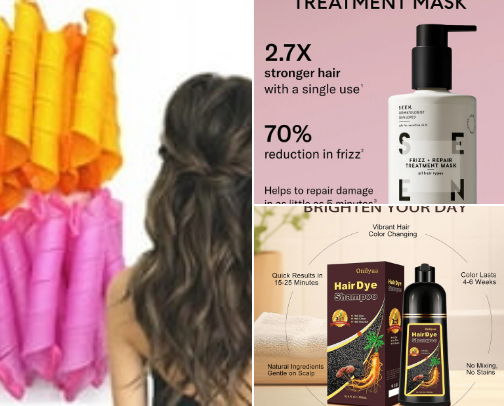 My Favorite Hair Growth Essentials + Everyday Finds cover photo collage