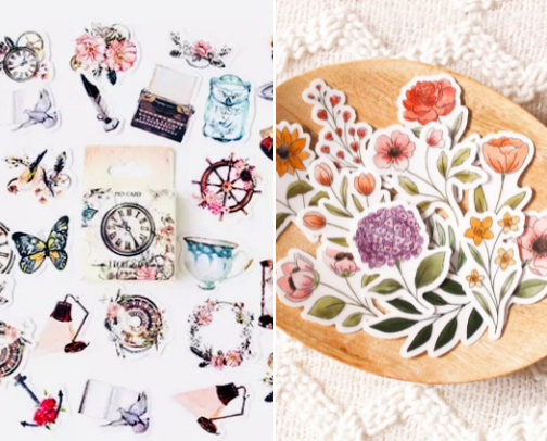 Cute & Creative Stickers for Crafters cover photo collage