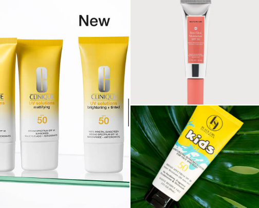 Black girl sunscreens! cover photo collage