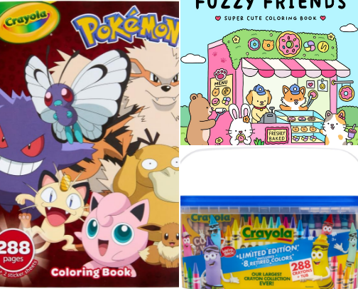 Coloring for all ages! cover photo collage