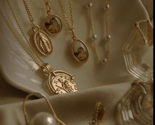Favorite jewelry pieces cover photo collage