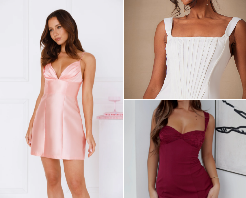 Date night inspo dresses cover photo collage
