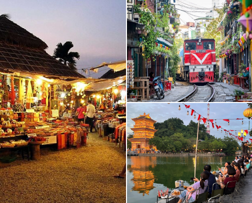 My VIETNAM itinerary | Ho Chi Minh • Hanoi • Minh Binh cover photo collage
