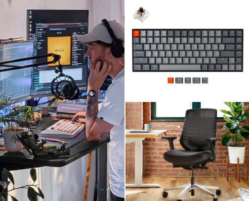 The Ultimate Work-From-Home Desk Setup cover photo collage