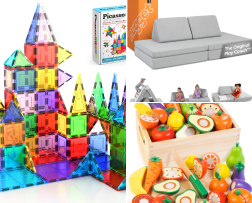 Toys/Crafts/Games My Kids Actually Play With- Kiddos ages 2-7 cover photo collage