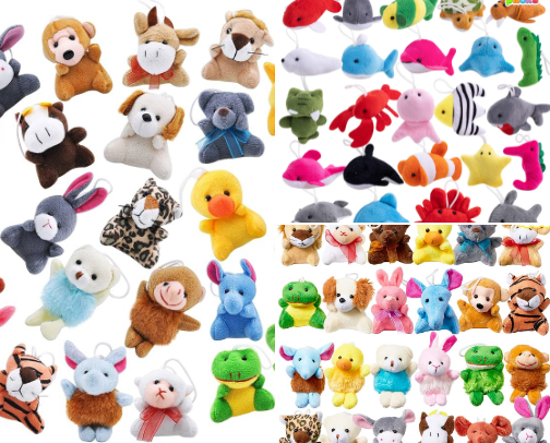 My Favorite Plush Animals cover photo collage