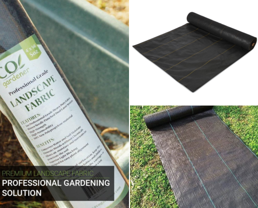 Weed Barrier Fabric That Actually Kept My Flower Beds Clean for Months cover photo collage