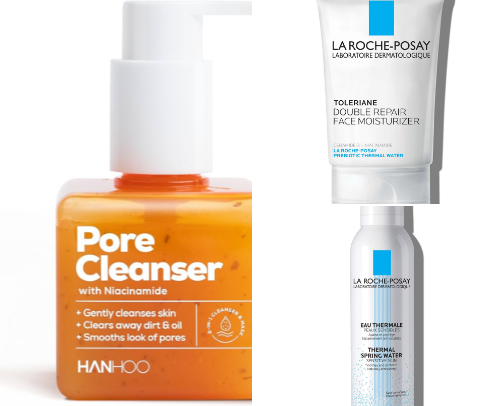 Top skincare products for beautiful skin cover photo collage