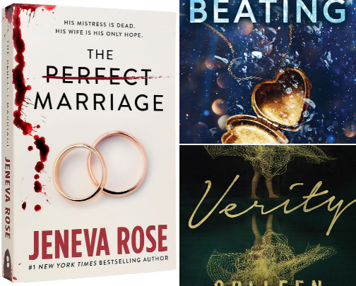 Books to get you out of your reading slump! cover photo collage