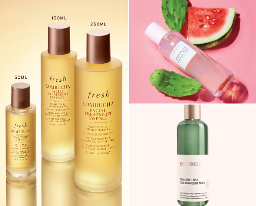 balance my skin's pH with Toner cover photo collage