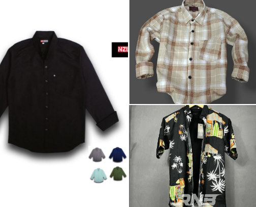 Kemeja Casual Pria cover photo collage