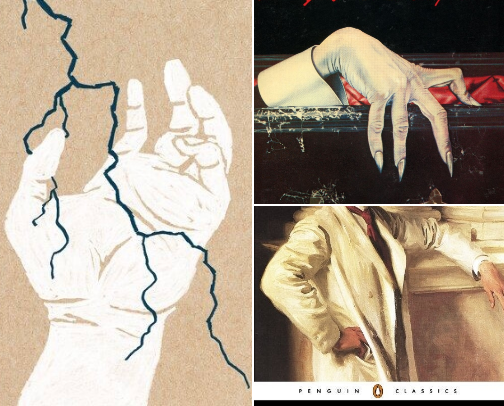 The Valley of Real Uncanny: My Gothic Bookshelf cover photo collage