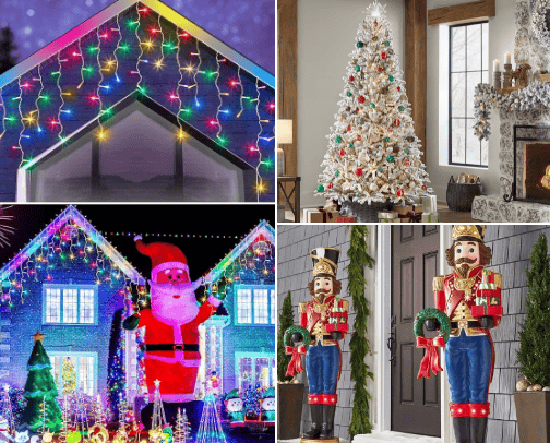 Holiday Decor 2023 cover photo collage