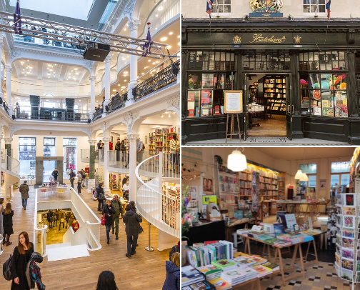Bookstores to visit around the world cover photo collage