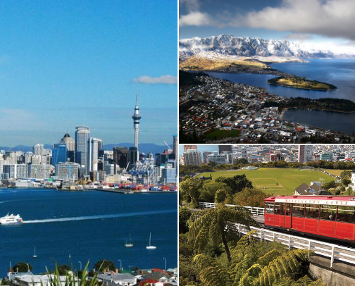New Zealand 🇳🇿🏞️ cover photo collage