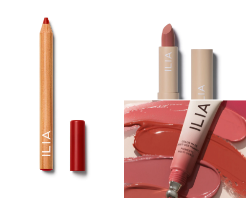 ILIA lip products 🫦 cover photo collage