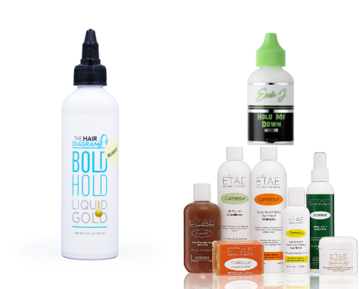 Hair Products cover photo collage