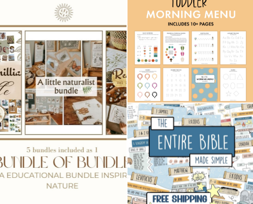 Homeschooling helps cover photo collage